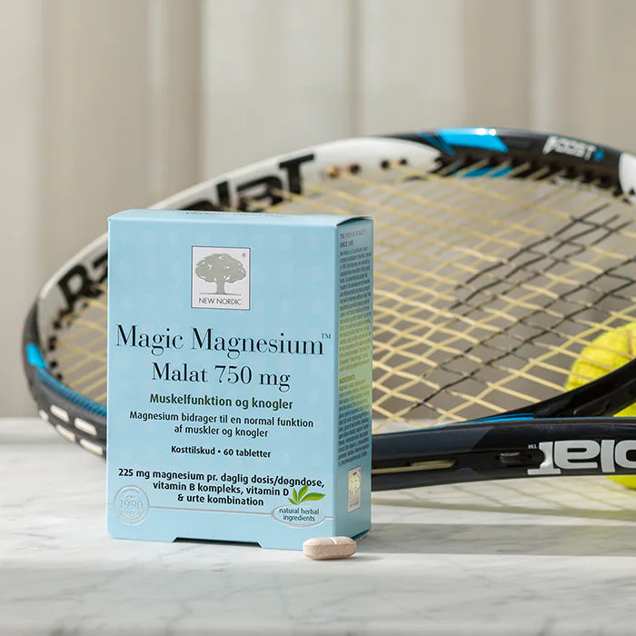 New Nordic - Magic Magnesium Malat (Muskelfunktion og knogler) - 60 tabeletter