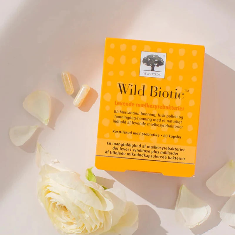 New Nordic - Wild Biotic  (Levende mælkesyrebakterier) - 60 kapsler