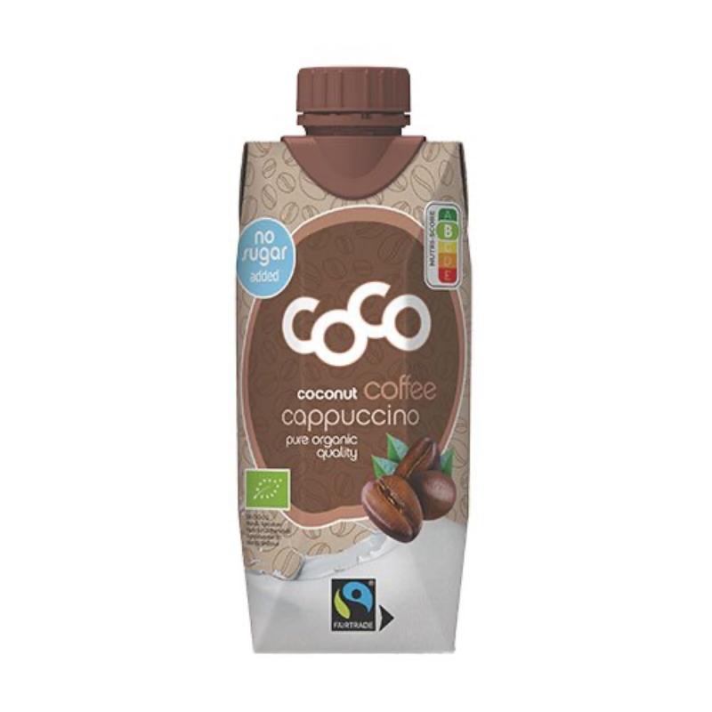 NatureSource - Kokosdrik m. kaffe (cappuccino) - økologisk - 330 ml.