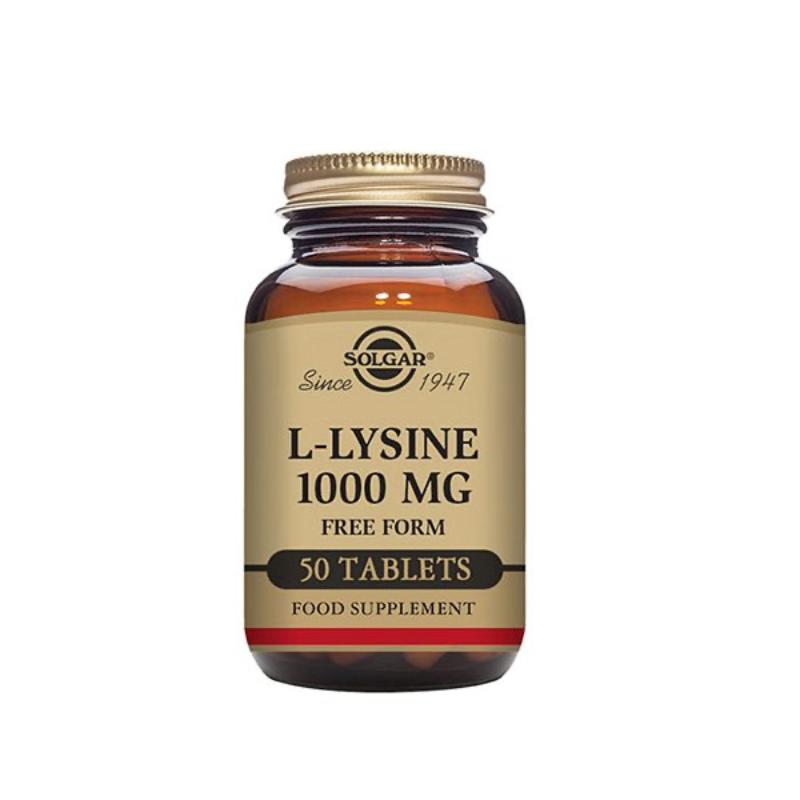 Solgar - L-Lysine 1000 mg. - 50 tab