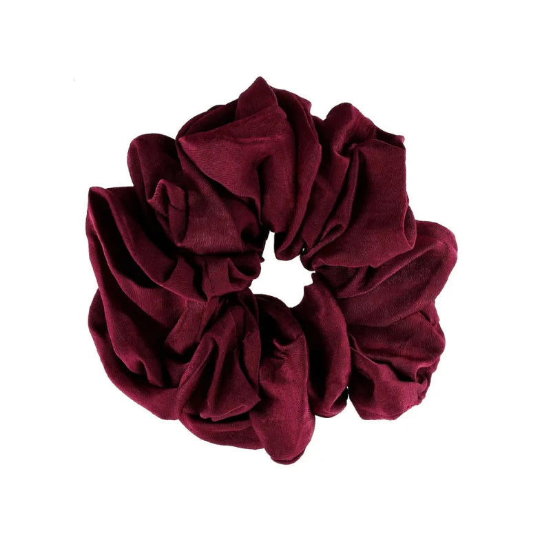 ByStær - Isabella Scrunchie - Bordeaux - 18 cm.