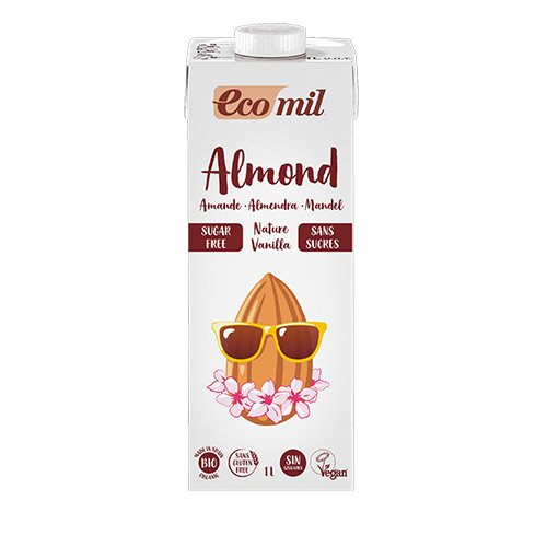 Eco Mil - Mandeldrik m. vanilje - økologisk 1 l