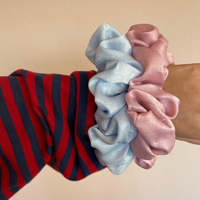 ByStær - Isabella Scrunchie -  Støvet Rosa