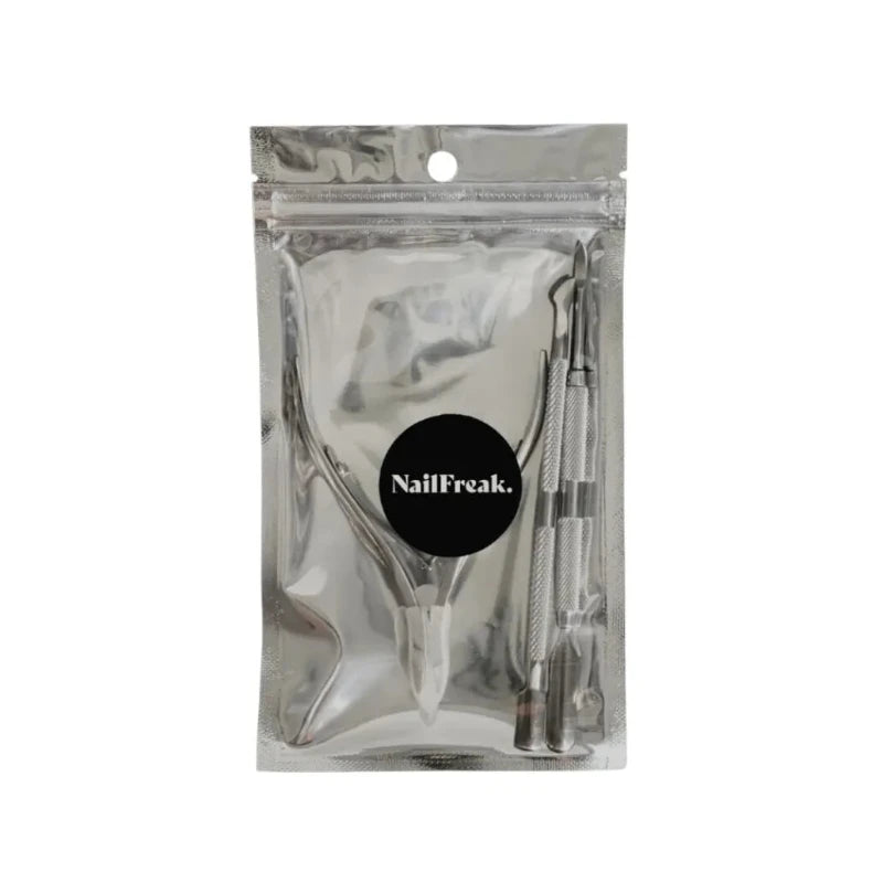 NailFreak - Cuticle Pusher & Nipper sæt