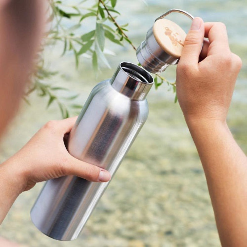 PANDOO - DRIKKEFLASKE I RUSTFRIT STÅL - 750ML