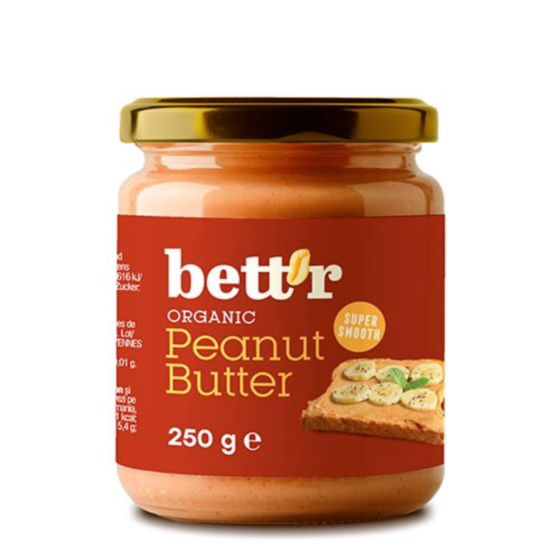 Bett'r - økologisk Peanut butter - 250 g.