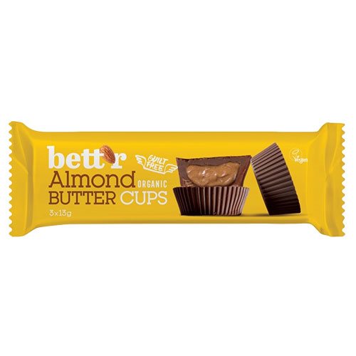 Bett'r - Praliner m. mandelsmør - Økologisk - 39 g