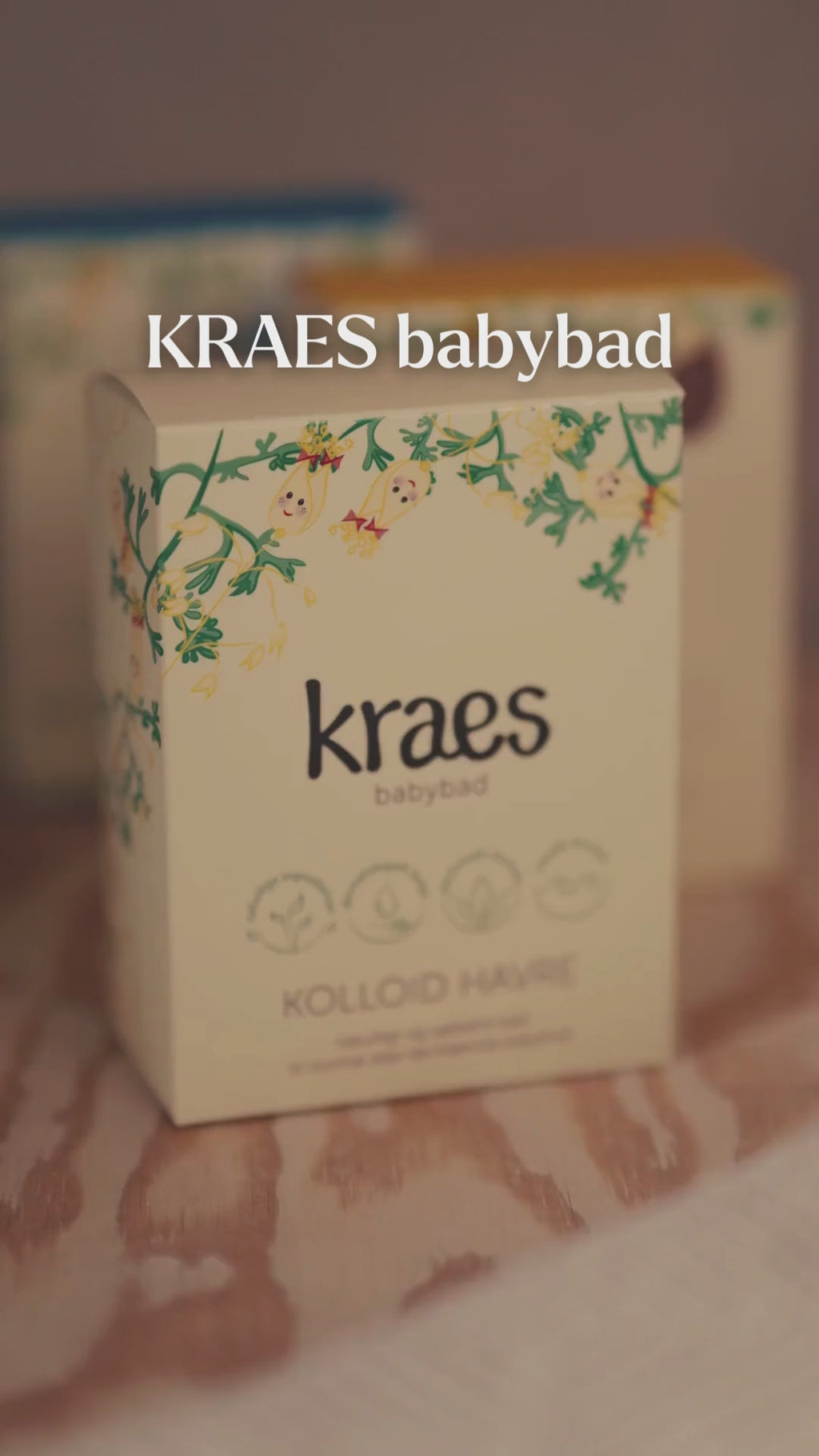 Kraes - babybad havre & dødehavssalt - 200g