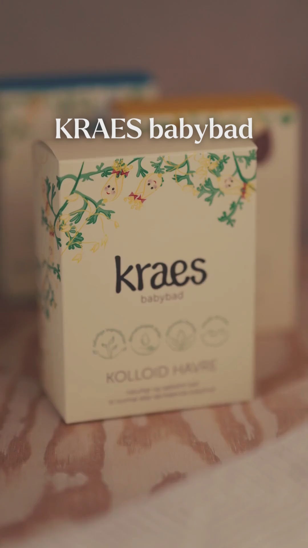 Kraes - babybad havre & dødehavssalt - 200g