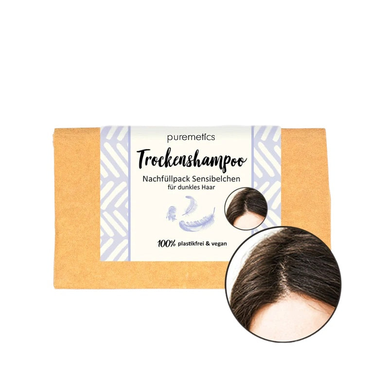 Tørshampoo mørkt hår
