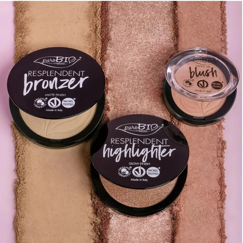 PUROBIO COSMETICS - HIGHLIGHTER - GLOW FINISH PINK 02