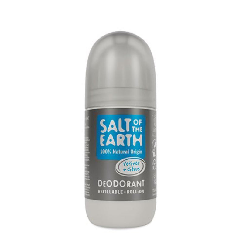 Salt Of The Earth - Roll-On Deo - Vetiver & Citrus  - 75 ml.