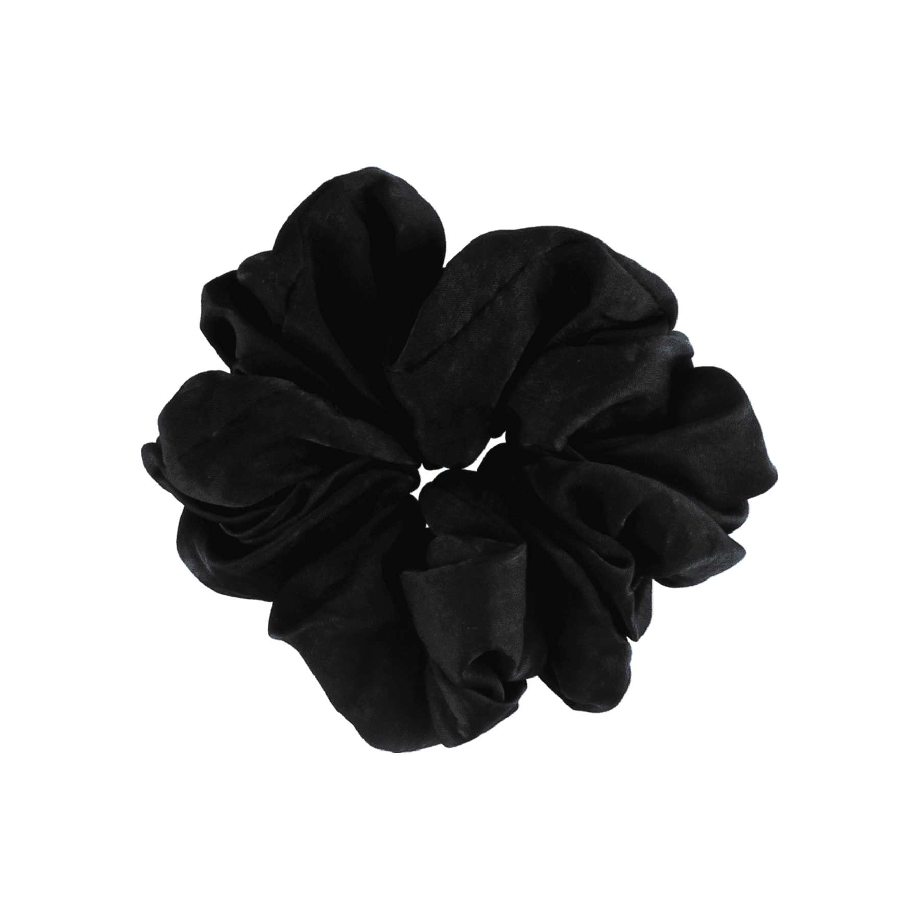 ByStær - Isabella Scrunchie - Sort - 18 cm.