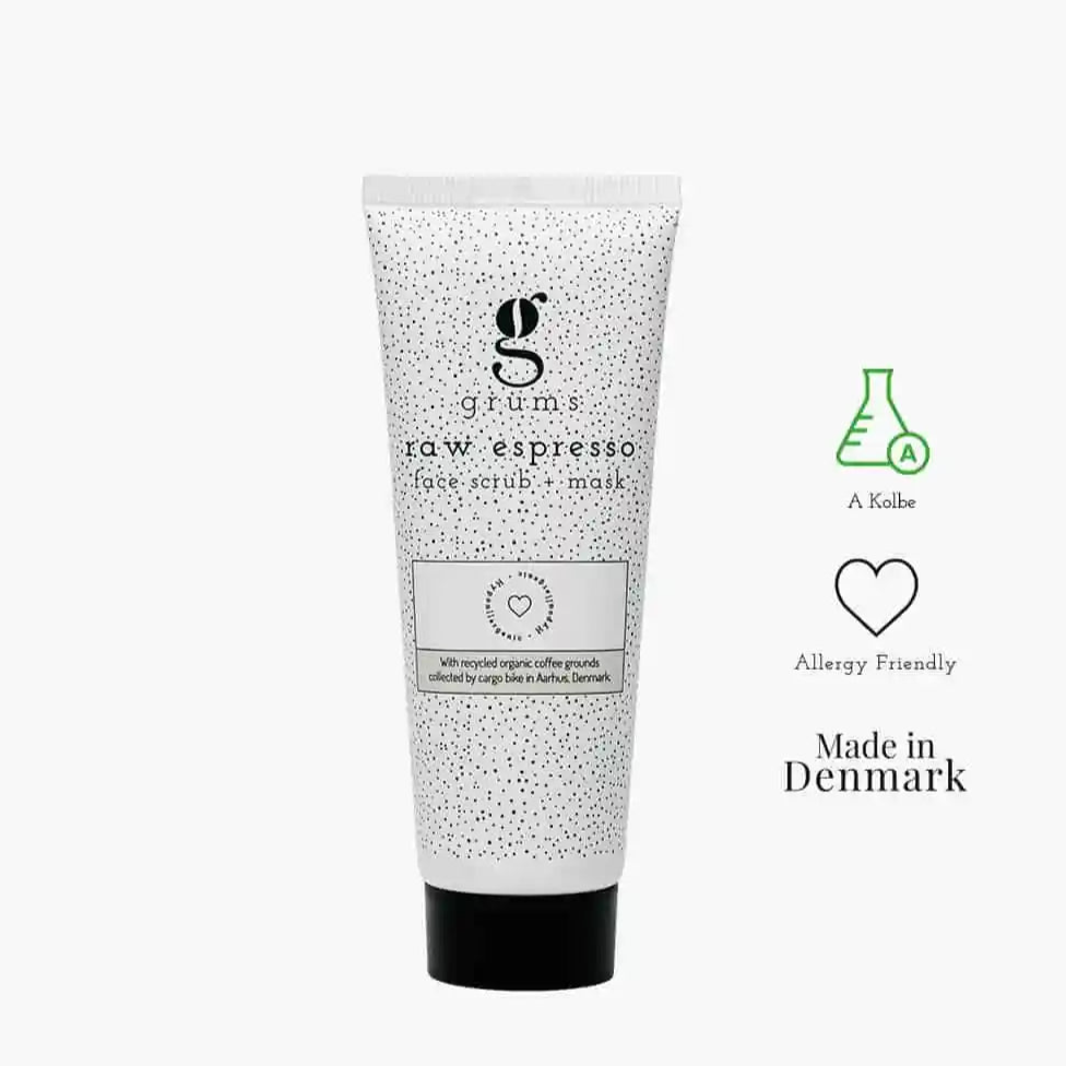 grums - raw espresso face scrub + mask - 80 ml.