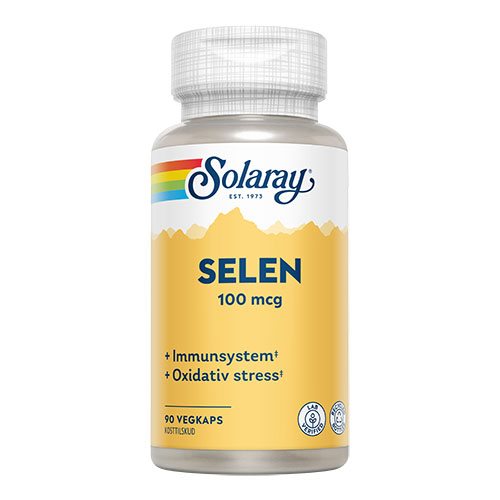 Solaray - Selen (immunsystem) - 90 kapsler