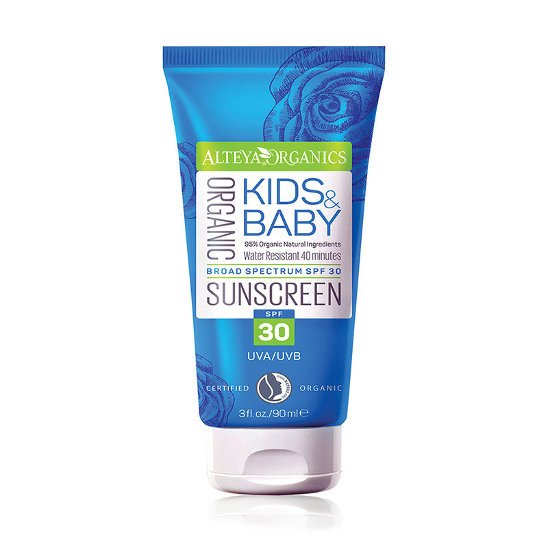 ALTEYA ORGANICS - ORGANIC KIDS AND BABY SUNSCREEN SPF 30 - 90 ml.