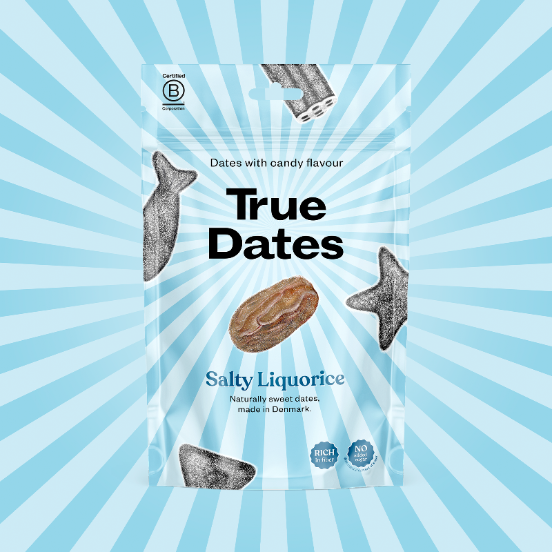 True Dates -  Salty Liquorice  - 100g.