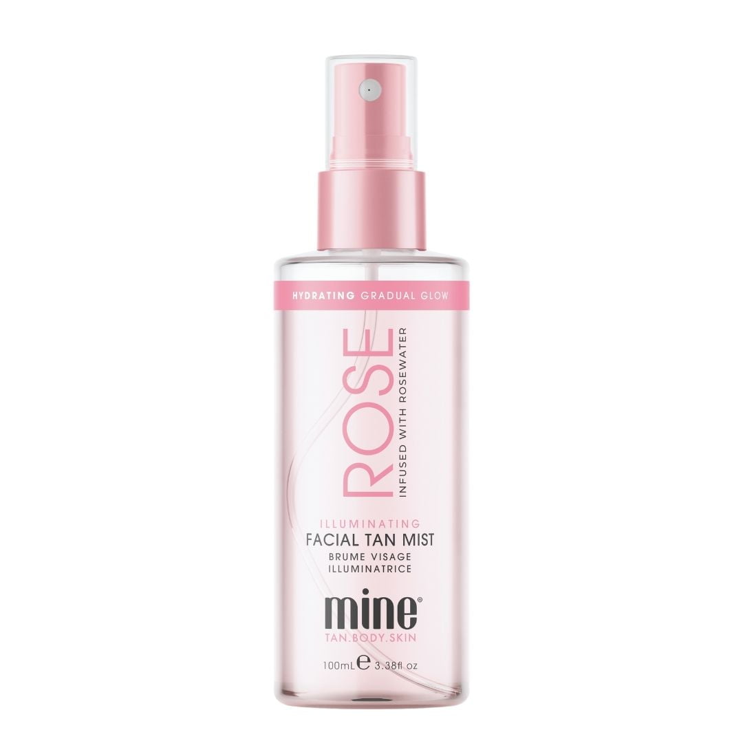 Minetan - Rose Illuminating  Facial Tan Mist - 100 ml