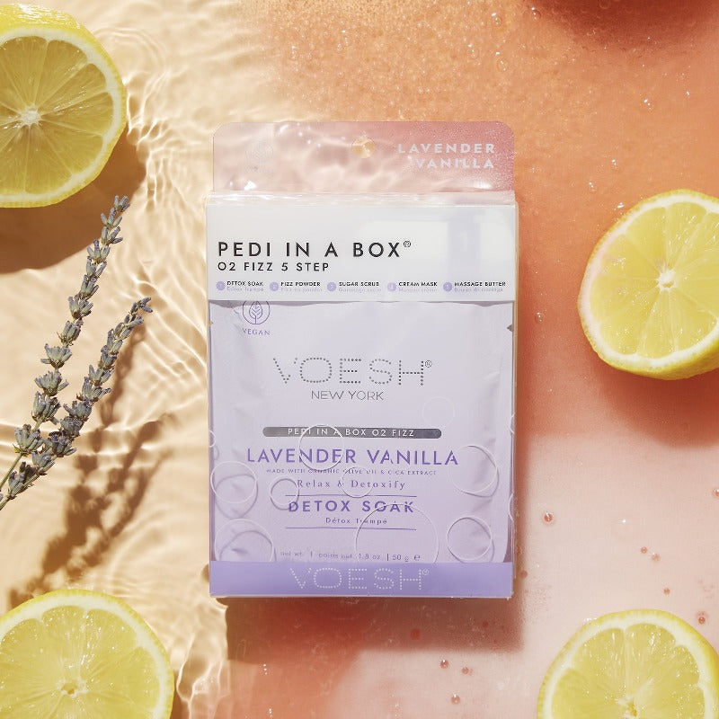 Voesh - Pedi Kit FIZZ Lavender Vanilla